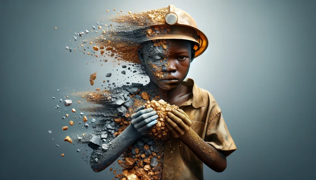 I, Congo by Chinedum Muotto. A series exploring the human and physical exploitation through child like eyes.
